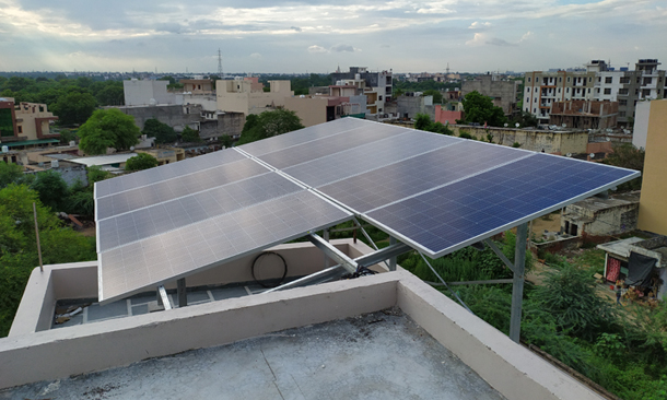 Solar panels for residential rooftops in Hyderabad with solar subsidy benefits.