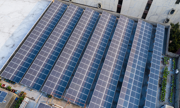 Residential rooftop solar installation in Hyderabad delivering solar energy for homes and access to solar subsidy in Hyderabad.