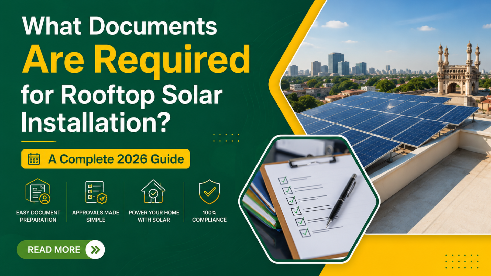 What Documents Are Required for Rooftop Solar Installation?