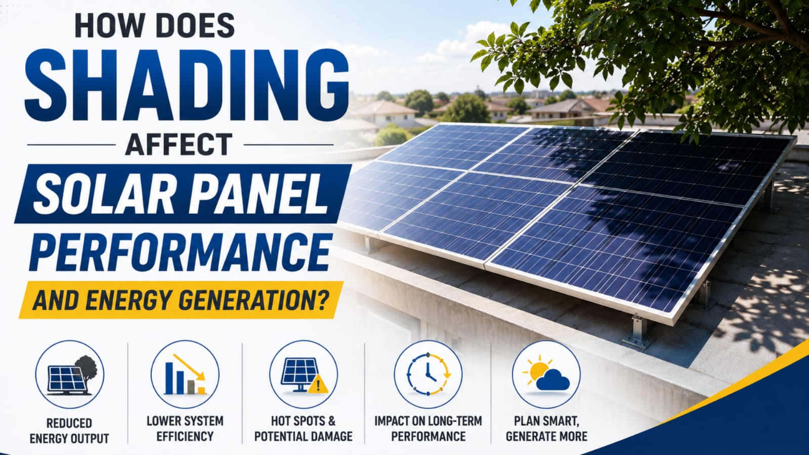 How Does Shading Affect Solar Panel Performance and Energy Generation?