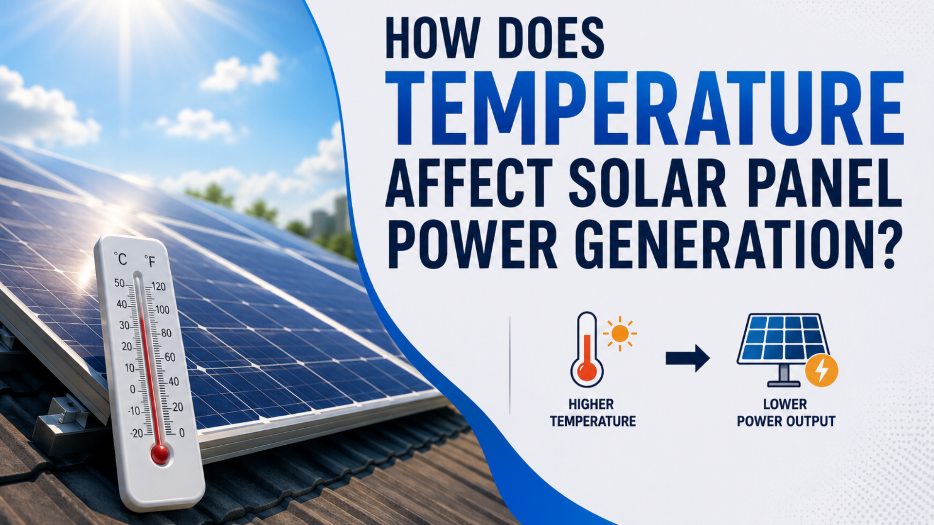 How Does Temperature Affect Solar Panel Power Generation?